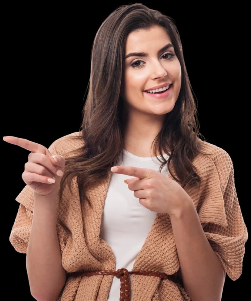 Mulher segurando um tablet, ilustrando o formulário de contato